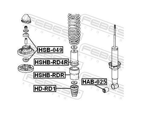Bush, shock absorber, Image 2