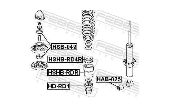 Bush, shock absorber, Image 2
