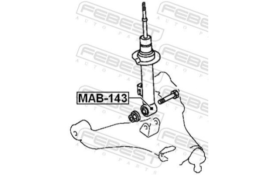 Bush, shock absorber, Image 2