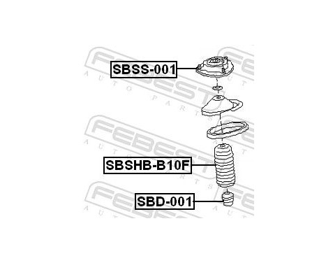 Mounting, shock absorbers, Image 2