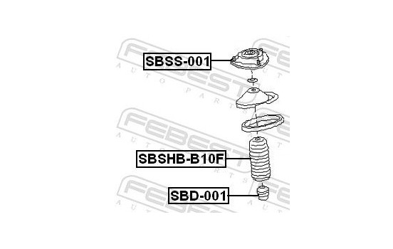 Mounting, shock absorbers, Image 2