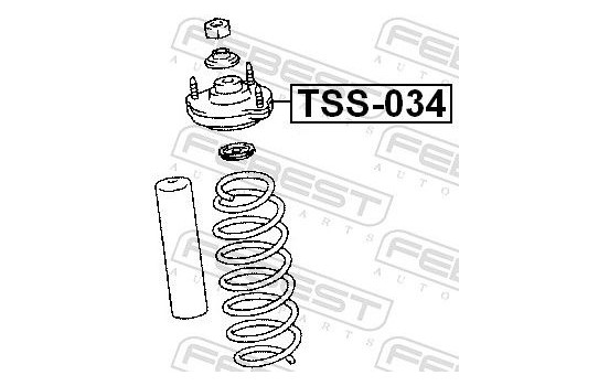 Mounting, shock absorbers, Image 2