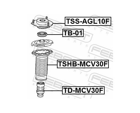 Mounting, shock absorbers, Image 2
