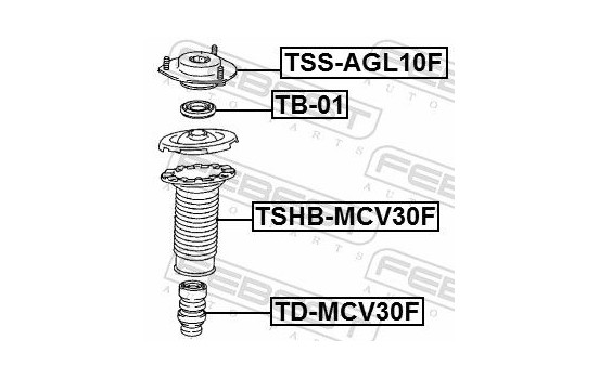 Mounting, shock absorbers, Image 2
