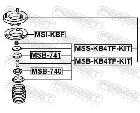 Mounting, shock absorbers, Image 2