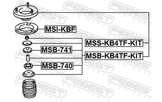 Mounting, shock absorbers, Image 2