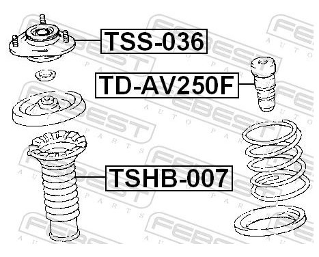 Mounting, shock absorbers, Image 2