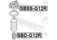 Mounting, shock absorbers