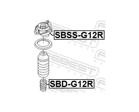Mounting, shock absorbers