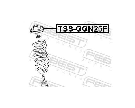 Mounting, shock absorbers, Image 2