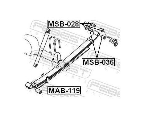 Bush, leaf spring, Image 2