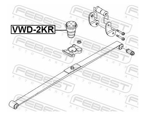 Leave Spring Stop, auxiliary spring, Image 2
