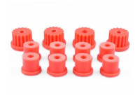 Mounting set, leaf spring