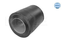 Spacer sleeve, leaf spring