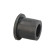 Spacer sleeve, leaf spring
