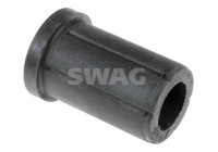 Spacer sleeve, leaf spring