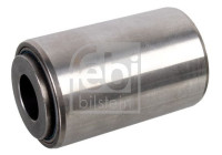 Spacer sleeve, leaf spring
