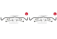 Anti-roll bar Set, 2 x 37100