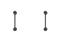 Anti-roll bar Set, 2 x ADA108516 SET_ADA108516_x2 Blue Print