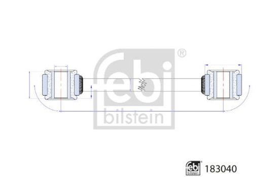 connecting rod 183040 FEBI