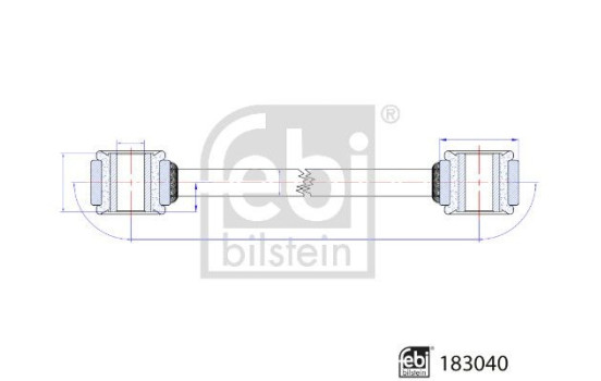 connecting rod 183040 FEBI