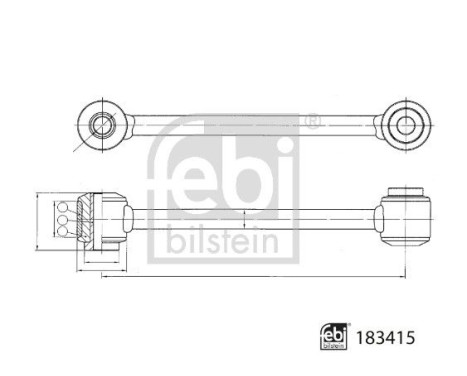 connecting rod 183415 FEBI