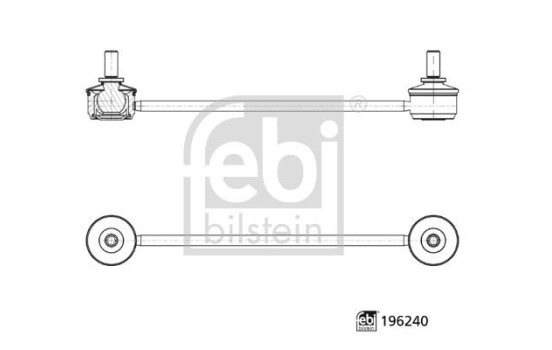 connecting rod 196240 FEBI