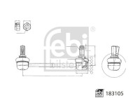 connecting rod with lock nuts 183105 FEBI