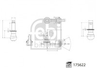 Rod/Strut, stabiliser 175622 FEBI