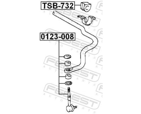 Rod/Strut, stabiliser, Image 2