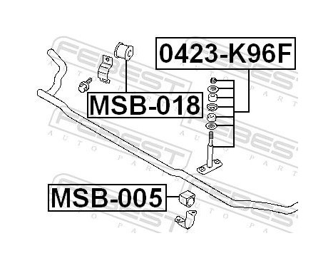 Rod/Strut, stabiliser, Image 2