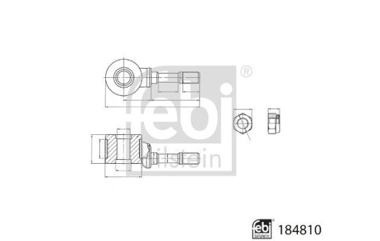 Stabilizer bar 184810 FEBI