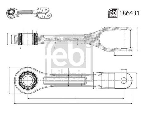 Stabilizer bar 186431 FEBI