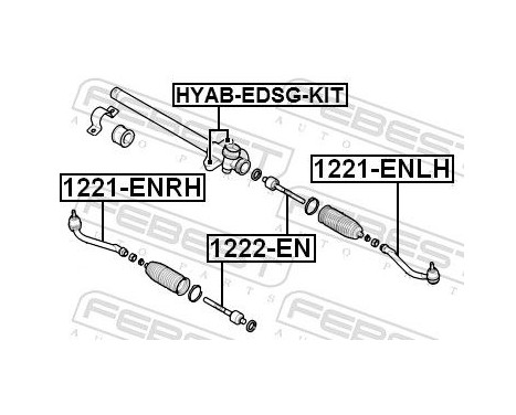 Montage, steering gear, Image 2
