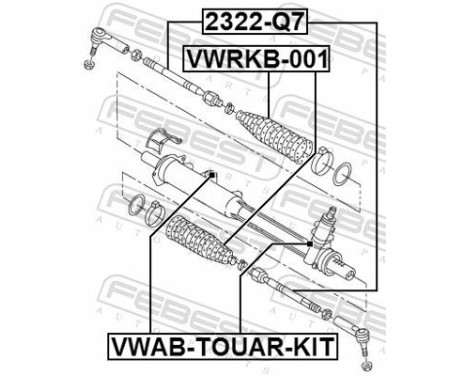 Mount, steering gear, Image 2