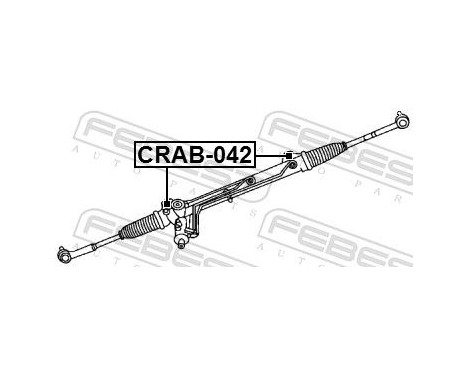 Mount, steering gear, Image 2