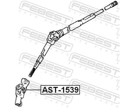 Joint, steering shaft, Image 2