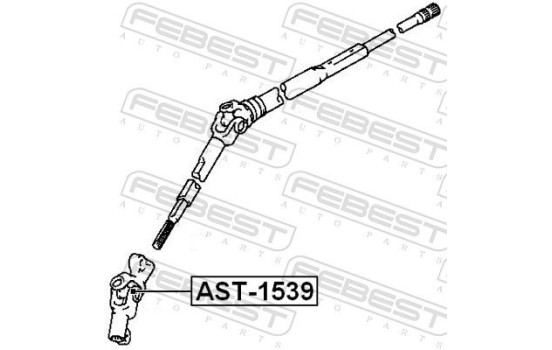 Joint, steering shaft, Image 2