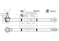 Steering rod 185351 FEBI