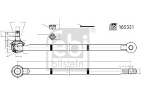 Steering rod 185351 FEBI