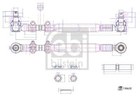 Steering rod 196630 FEBI