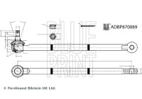 Steering rod ADBP870089 Blue Print