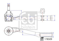 Tie rod end 178509 FEBI