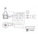 Tie rod end 178509 FEBI