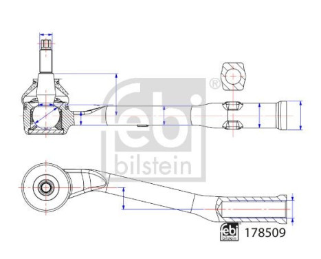 Tie rod end 178509 FEBI, Image 3