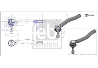 Tie rod end 194763 FEBI