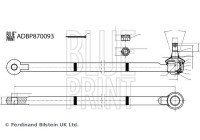 Tie rod end ADBP870093 Blue Print
