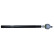 Axial ball, tie rod