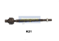 Axial ball, track rod