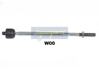 Axial ball, track rod